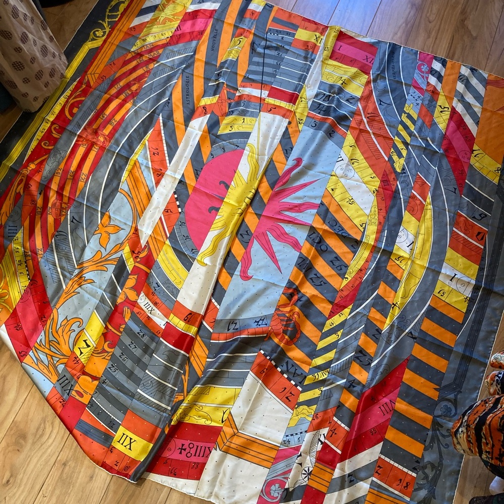 Hermes Astrology Silk Scarf